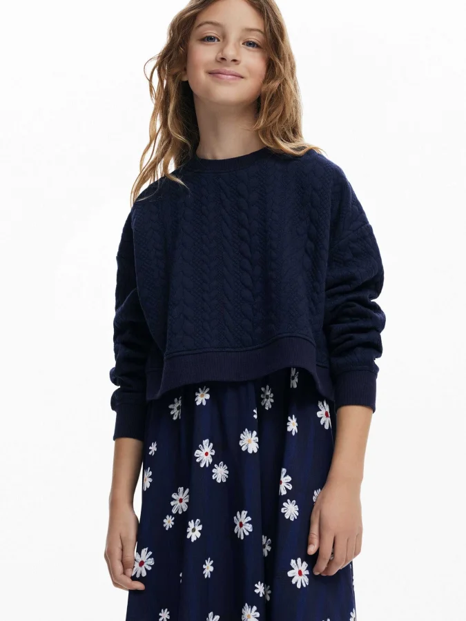 DESIGUAL - 2-in-1 floral dress 2