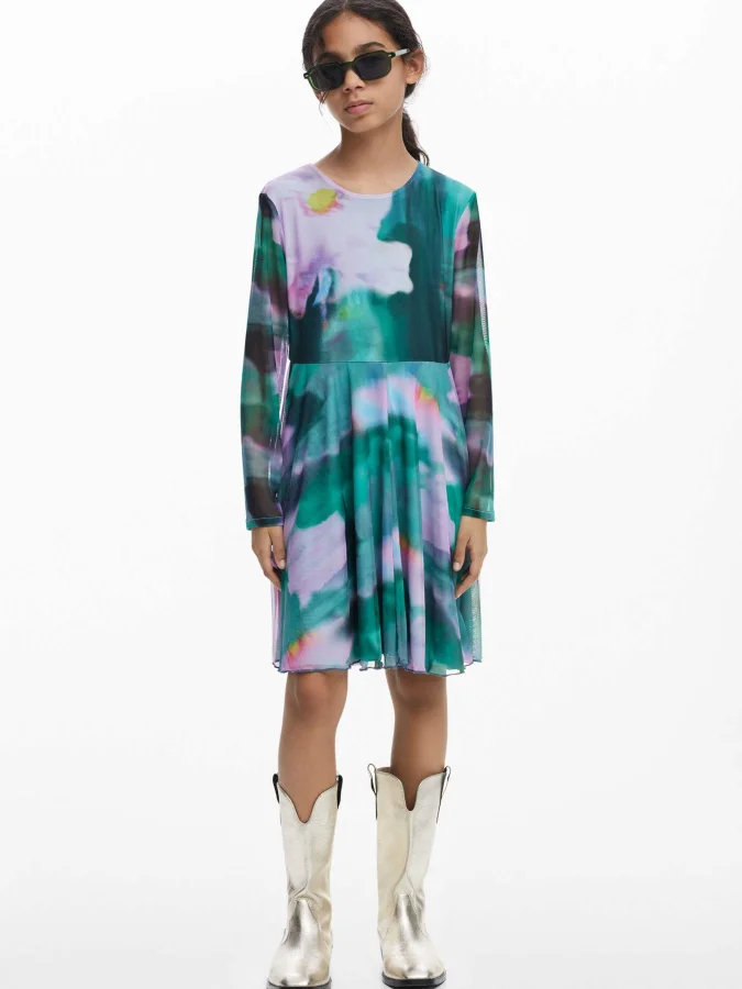 DESIGUAL - Watercolor tulle...