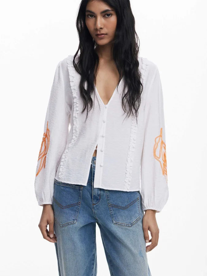 DESIGUAL - Balloon blouse...