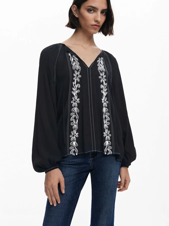 DESIGUAL - Blouse with...
