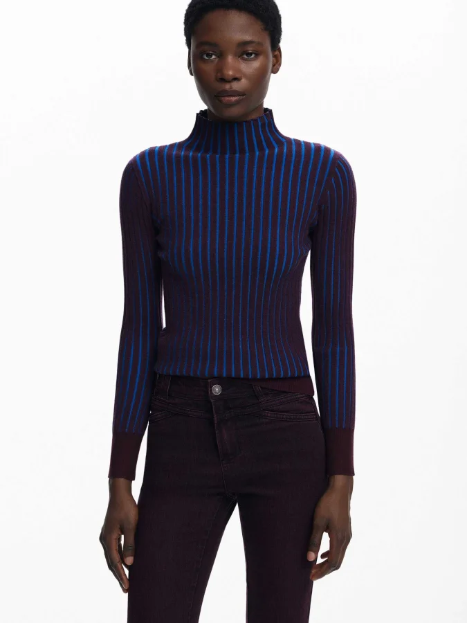 DESIGUAL - Fitted ribbed...