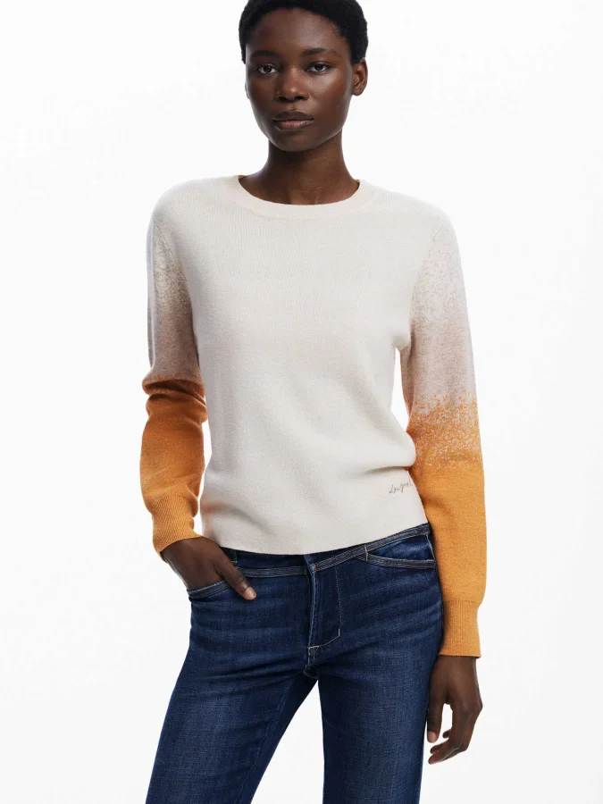 DESIGUAL - Gradient sweater