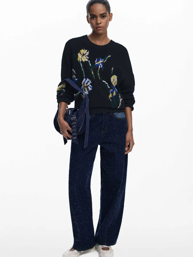 DESIGUAL - Jacquard sweater... 2