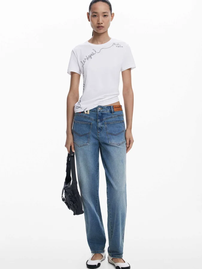 DESIGUAL - T-shirt with... 2