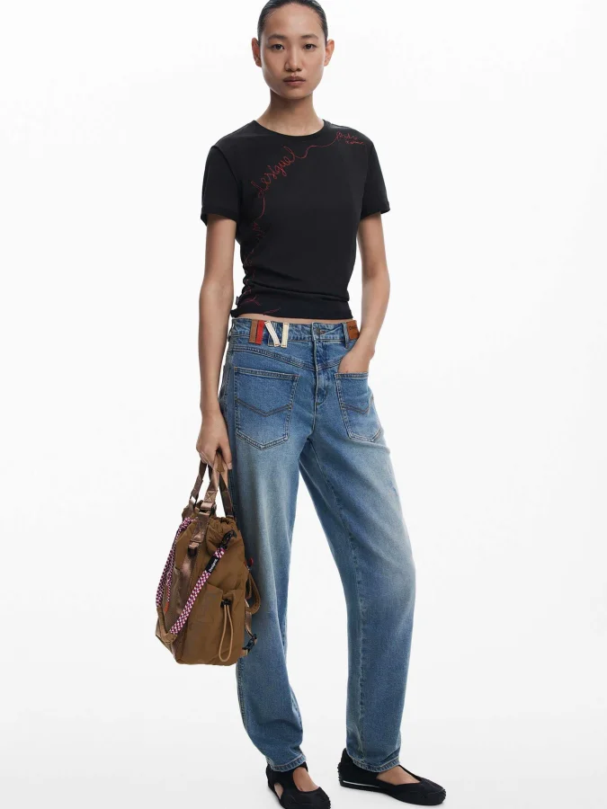 DESIGUAL - T-shirt with... 2