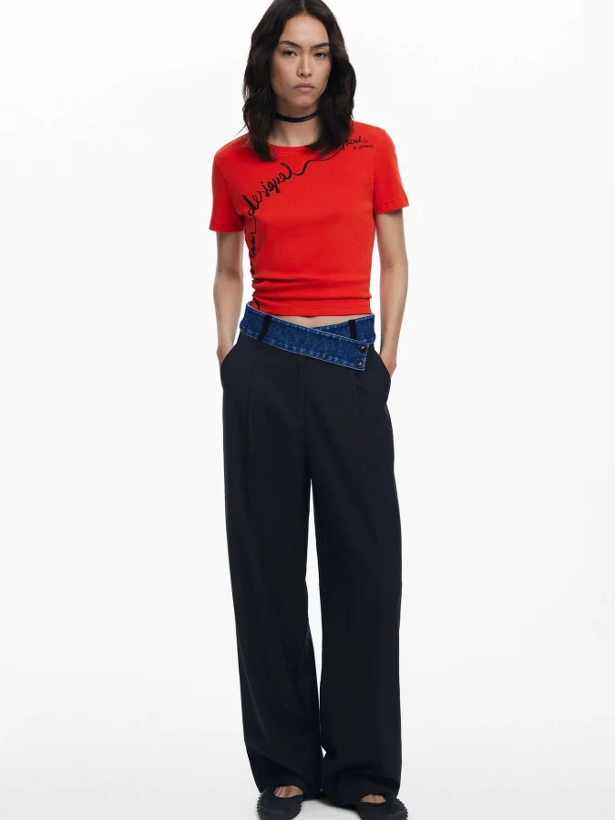 DESIGUAL - T-shirt with... 2