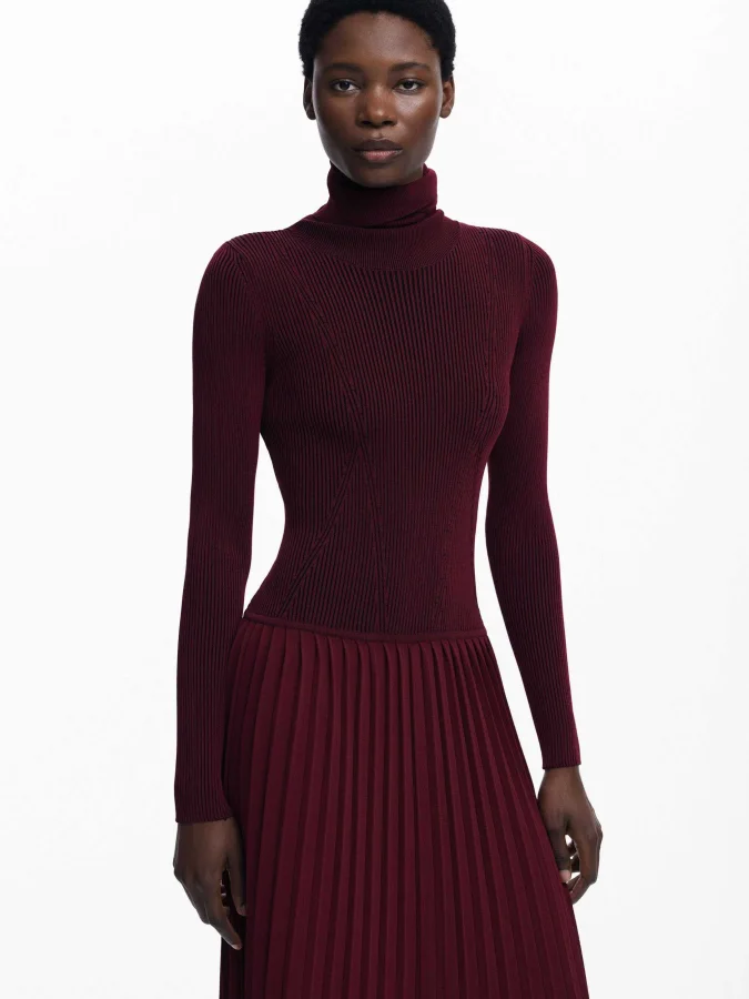 DESIGUAL - Pleated long dress 2