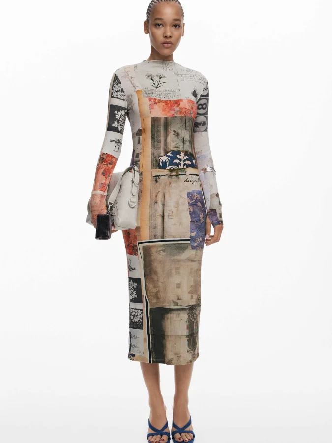 DESIGUAL - Collage fitted...