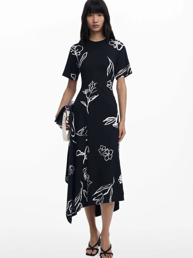 DESIGUAL - Asymmetric dress...