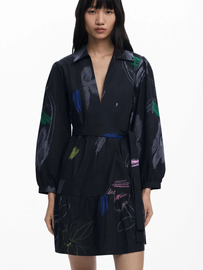 DESIGUAL - Short shirt dress 2