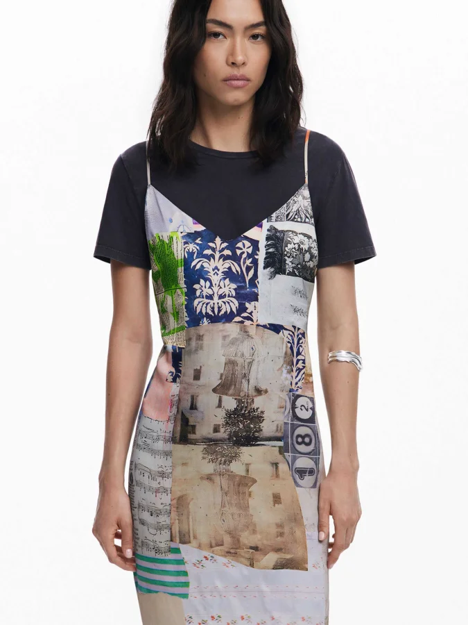 DESIGUAL - Collage Dress 2... 2