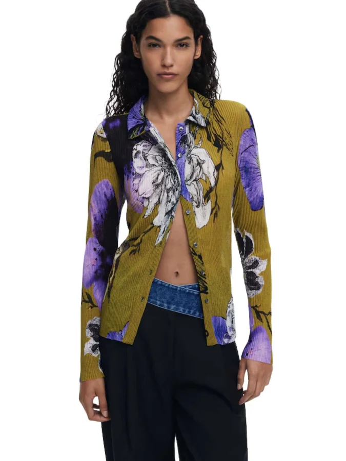 DESIGUAL - Buttoned T-shirt...