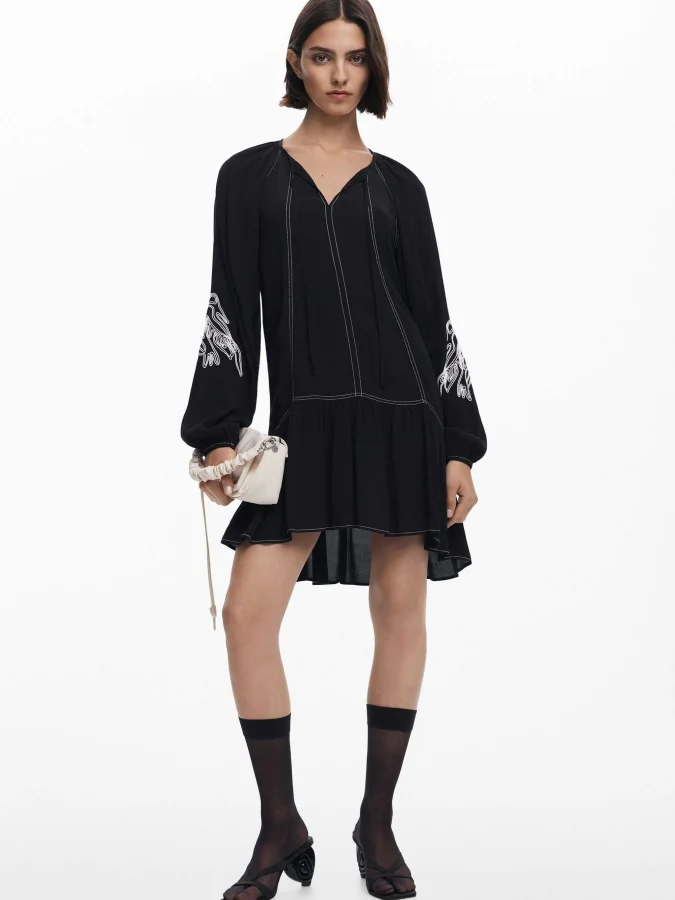 DESIGUAL - Embroidered Boho...