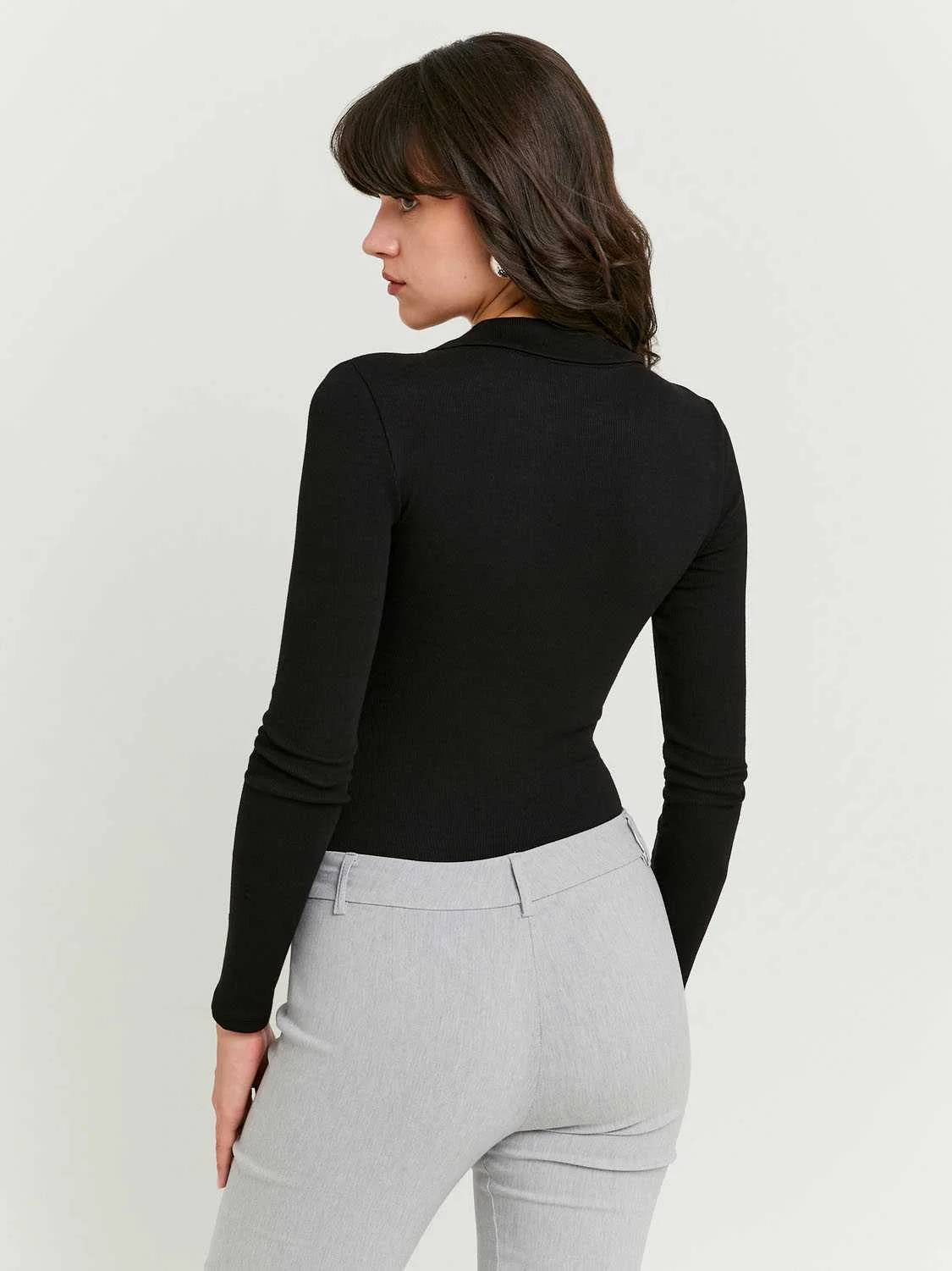 Tally Weijl - Black V‑Neck Bodysuit Tally Weijl - Black V‑Neck Bodysuit