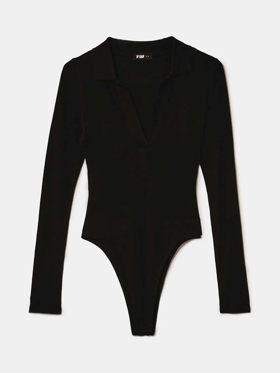 Tally Weijl - Black V‑Neck Bodysuit Tally Weijl - Black V‑Neck Bodysuit