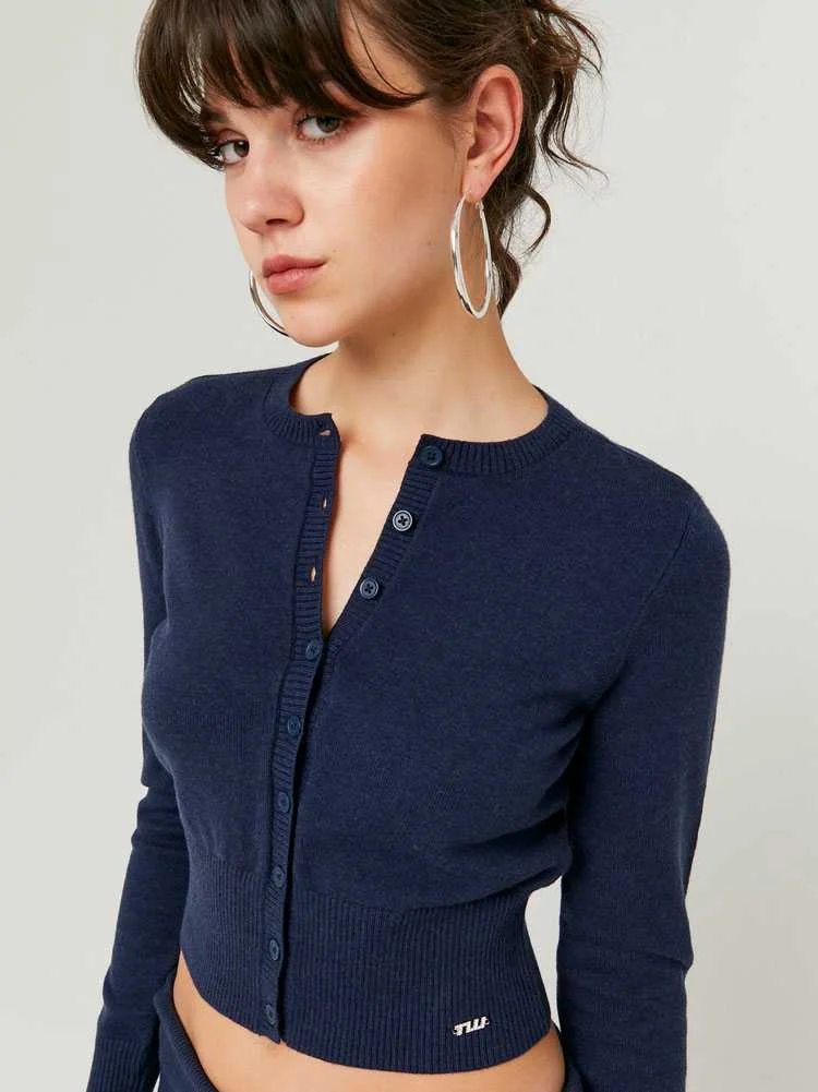 Tally Weijl - Blue Knitted Bolero Tally Weijl - Blue Knitted Bolero