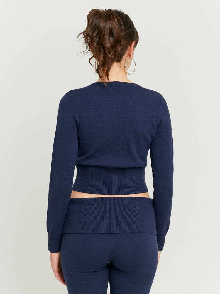 Tally Weijl - Blue Knitted Bolero Tally Weijl - Blue Knitted Bolero