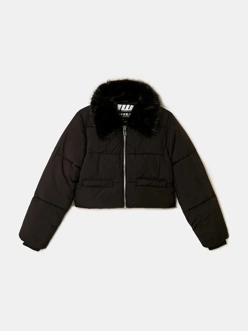 Tally Weijl - Black Jacket With Faux Fur Tally Weijl - Black Jacket With Faux Fur