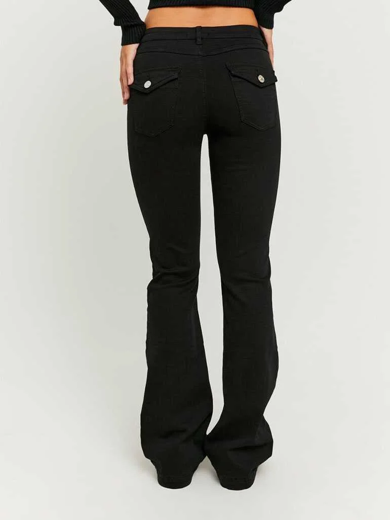 Tally Weijl - Black Mid Waist Bootcut... Tally Weijl - Black Mid Waist Bootcut...