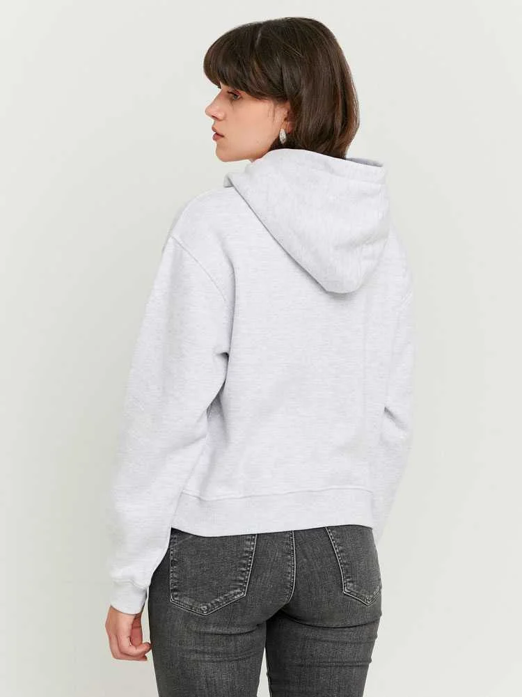 Tally Weijl - Grey Basic Hoodie Tally Weijl - Grey Basic Hoodie