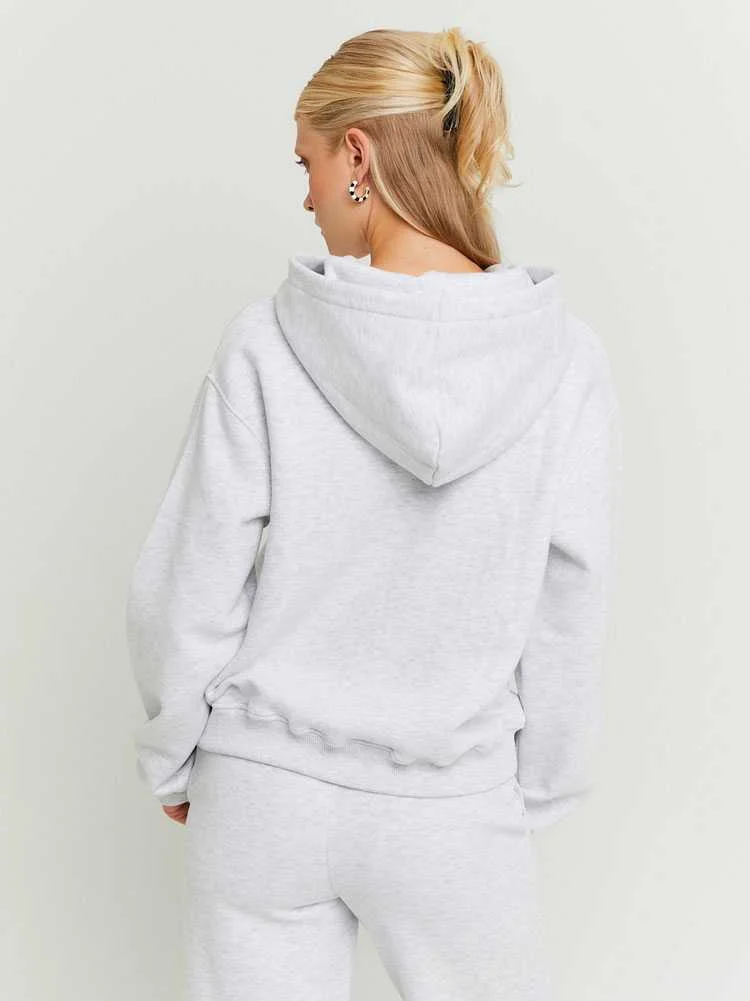 Tally Weijl - Grey Zip Up Hoodie Tally Weijl - Grey Zip Up Hoodie