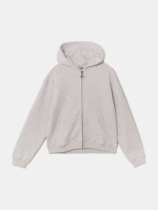 Tally Weijl - Grey Zip Up Hoodie Tally Weijl - Grey Zip Up Hoodie