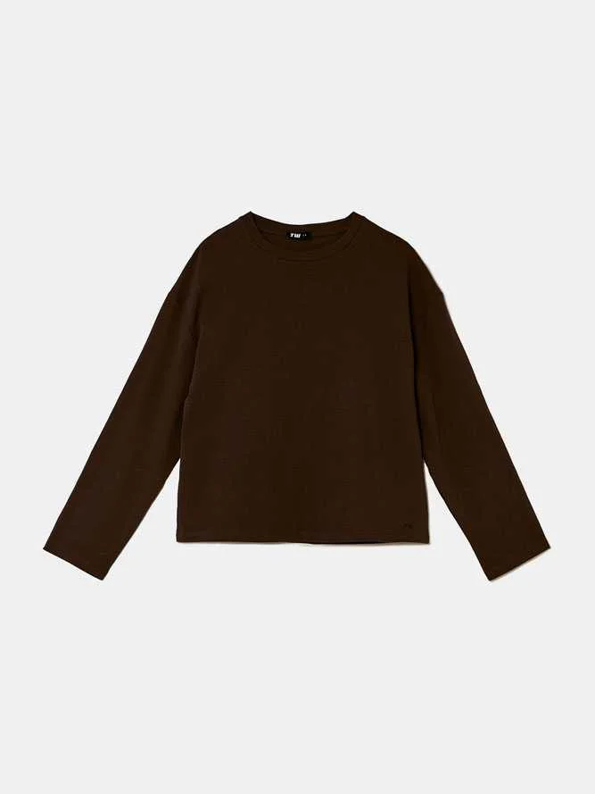 Tally Weijl - Basic Brown T‑Shirt... Tally Weijl - Basic Brown T‑Shirt...