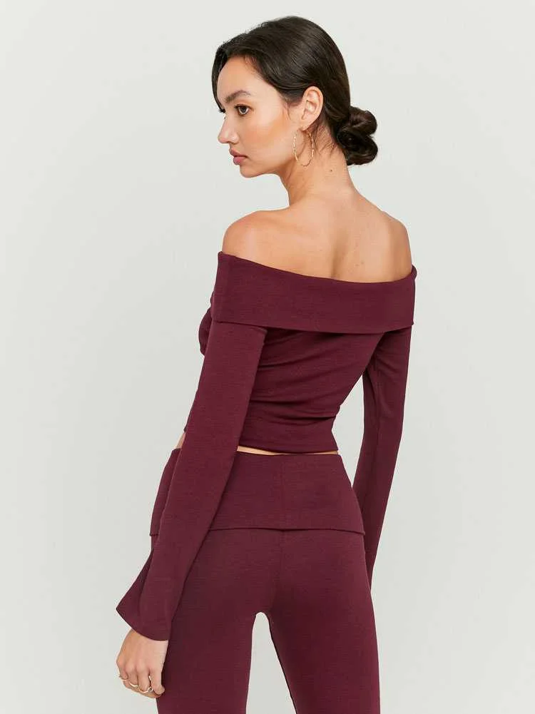 Tally Weijl - Basic Burgundy Off... Tally Weijl - Basic Burgundy Off...