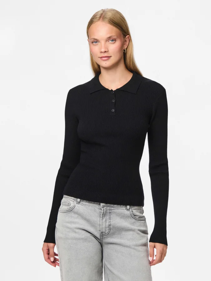 Pieces - PCMIRA LS POLO...