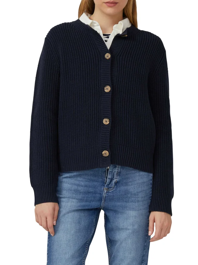 s.OLIVER - Ribbed cotton...