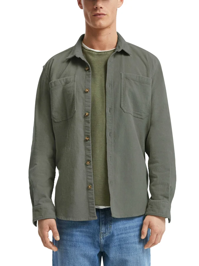 QS - Corduroy overshirt...