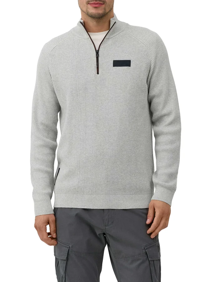 s.OLIVER - Textured knit...