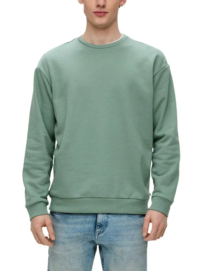 QS - Sweatshirt with logo...