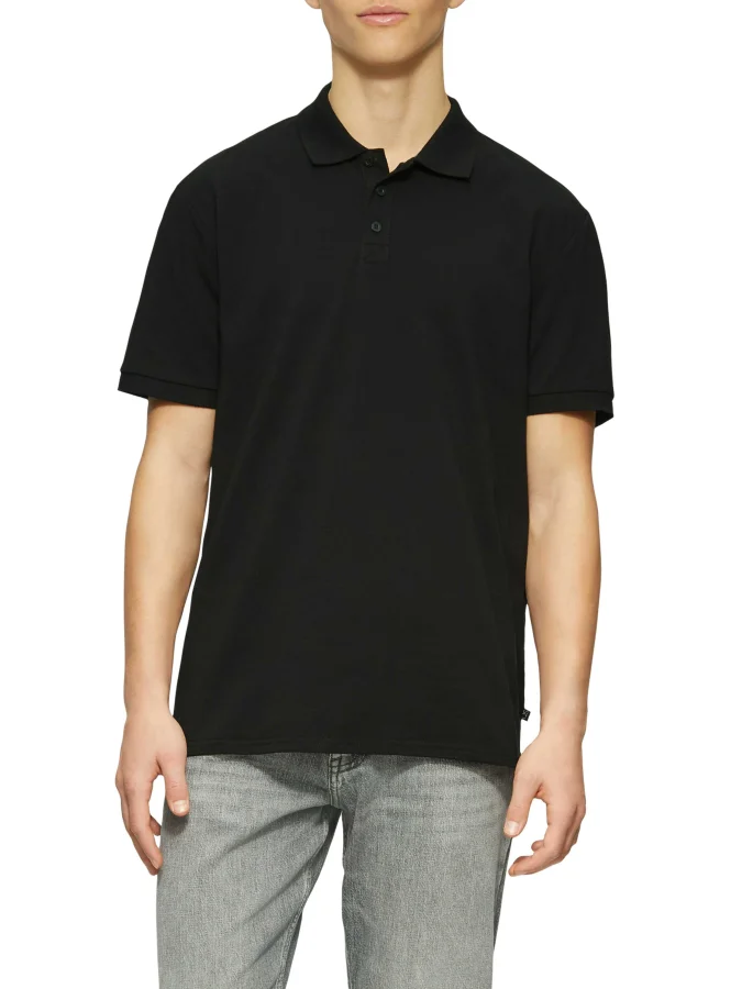 QS - Piqué polo shirt