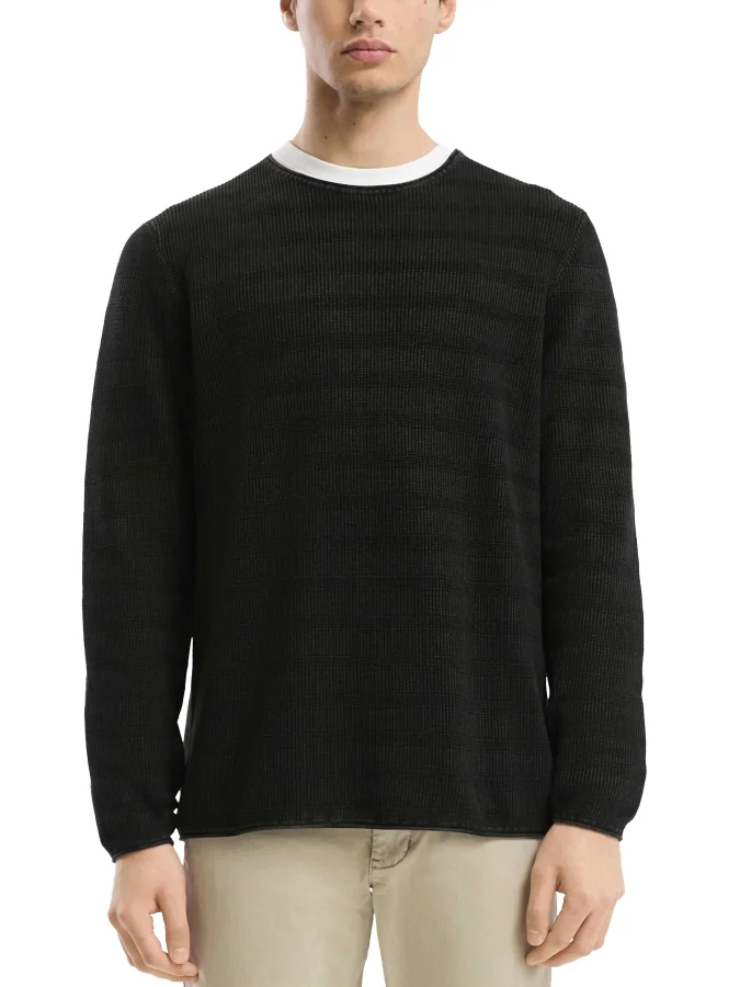QS - Washed knitted sweater...