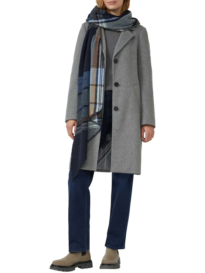 s.OLIVER - Scarf with check... 2