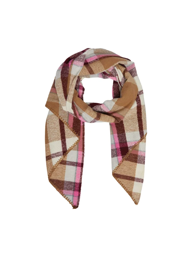 s.OLIVER - Scarf with check...
