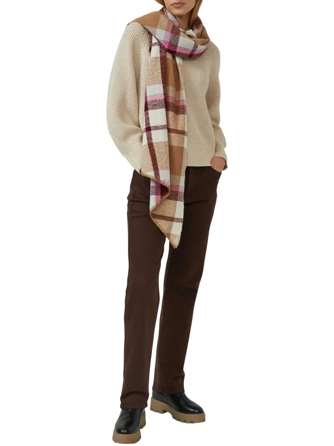 s.OLIVER - Scarf with check... 2