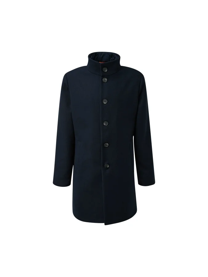 QS - Stand-up collar coat...