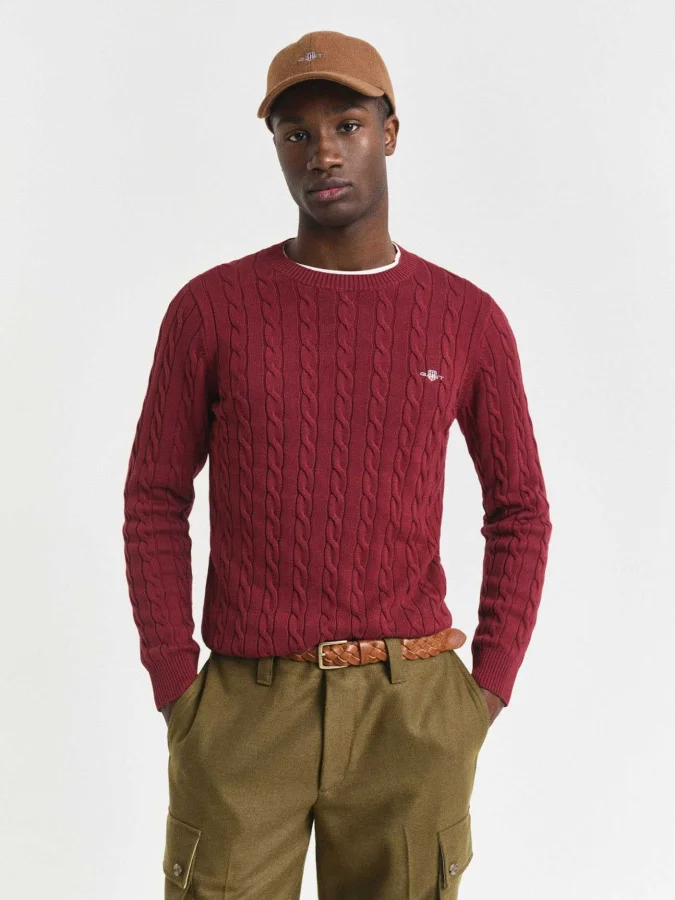 Gant - Cotton CABLE C-NECK