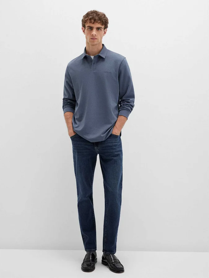 Mavi - BUTTONED JERSEY