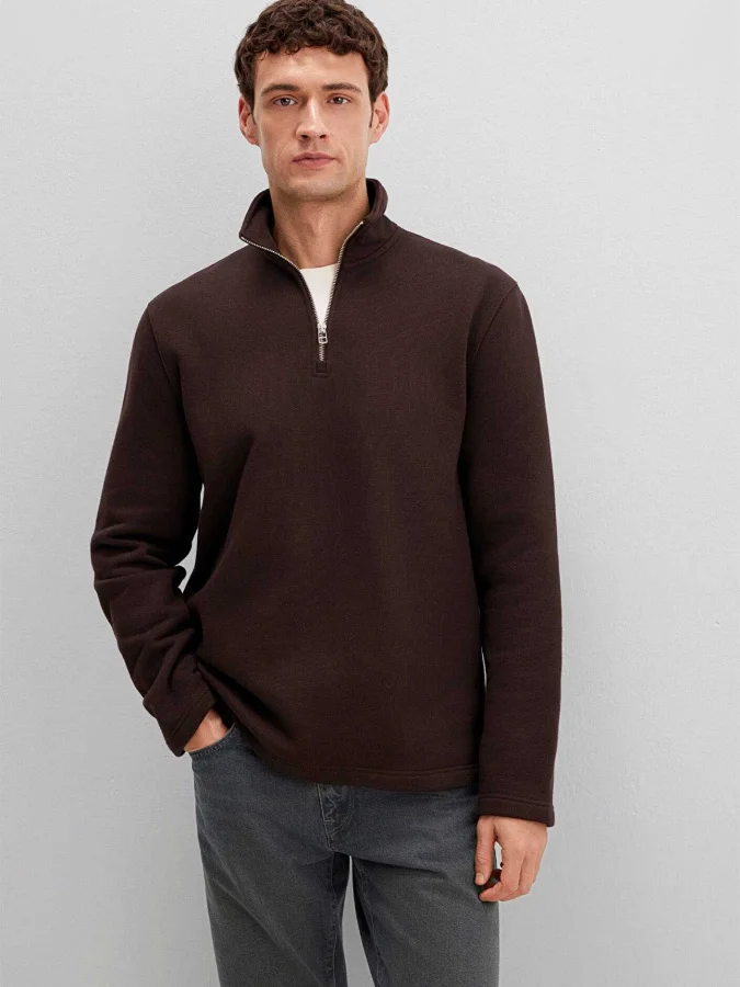 Mavi - HALF ZIP SWEATSHIRT