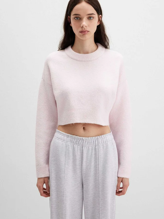 Mavi - CREW NECK CROP SWEATER