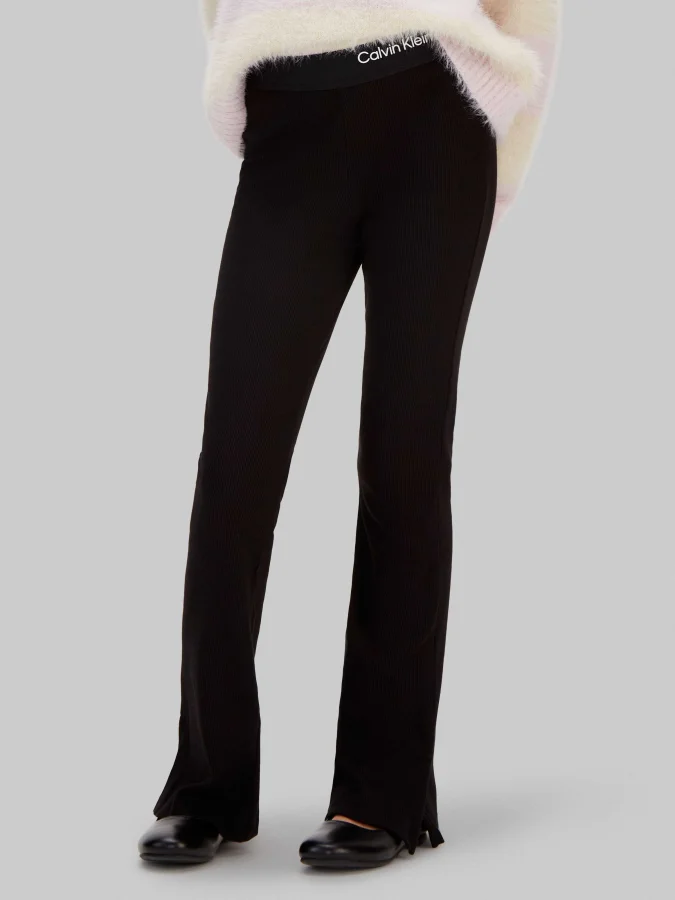 CALVIN KLEIN - RIB FLARE PANT
