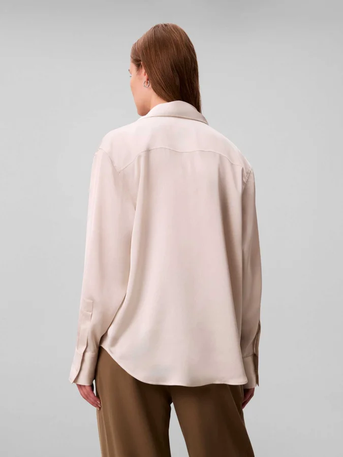 CALVIN KLEIN - Satin Shirt... 2