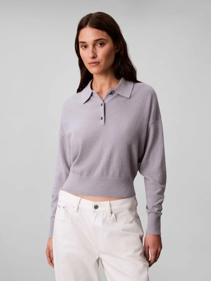 CALVIN KLEIN - Merino V Neck