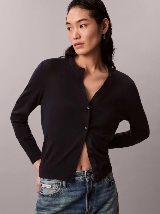 CALVIN KLEIN - Merino Cardigan
