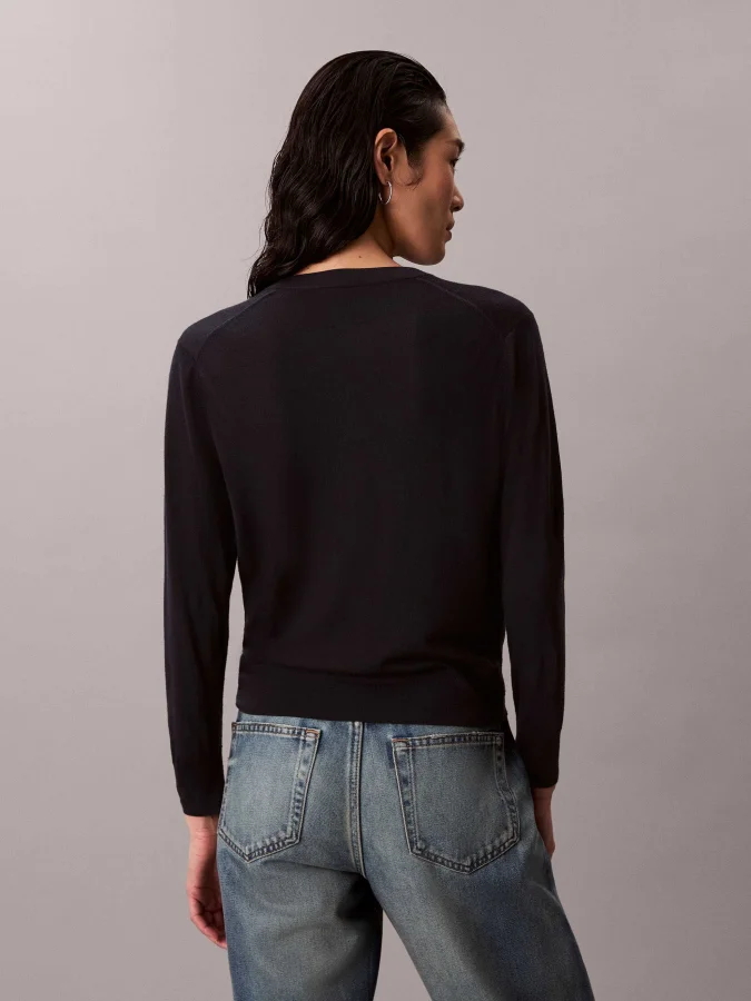 CALVIN KLEIN - Merino Cardigan 2