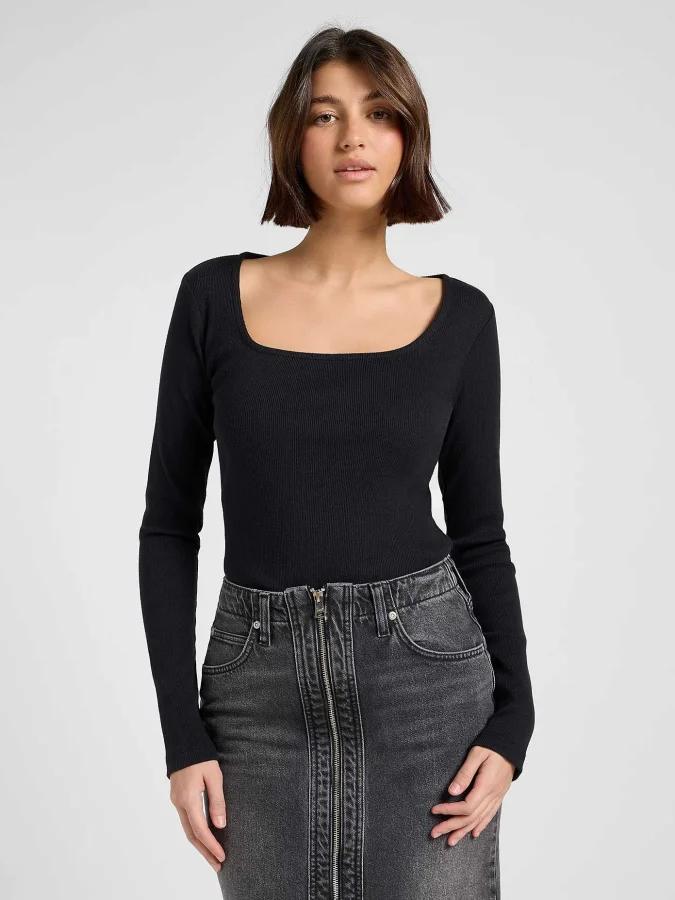 LEE - LS SQUARE NECK