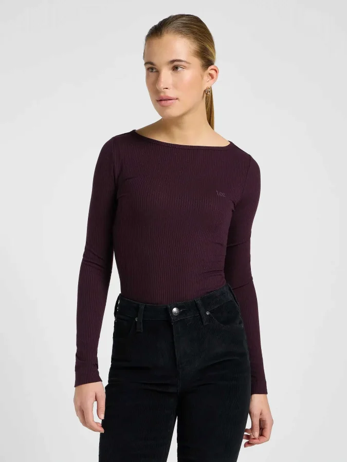 LEE - LS BOAT NECK TEE